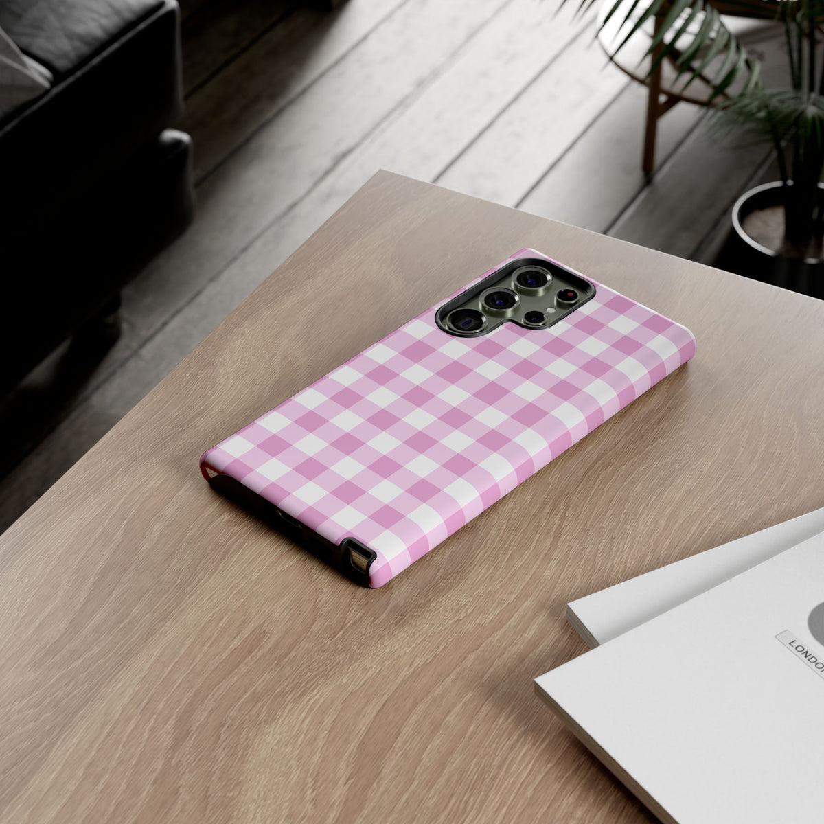 Checked - Pink