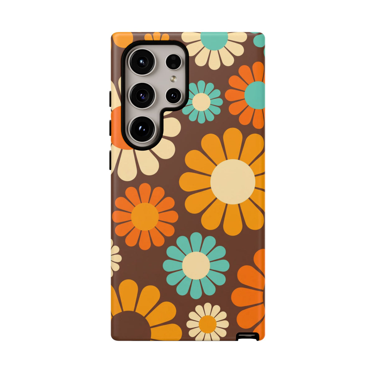 Flowers - Brown/Yellow