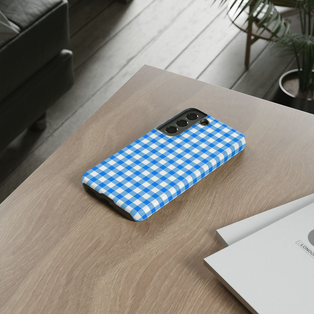 Checked - Blue