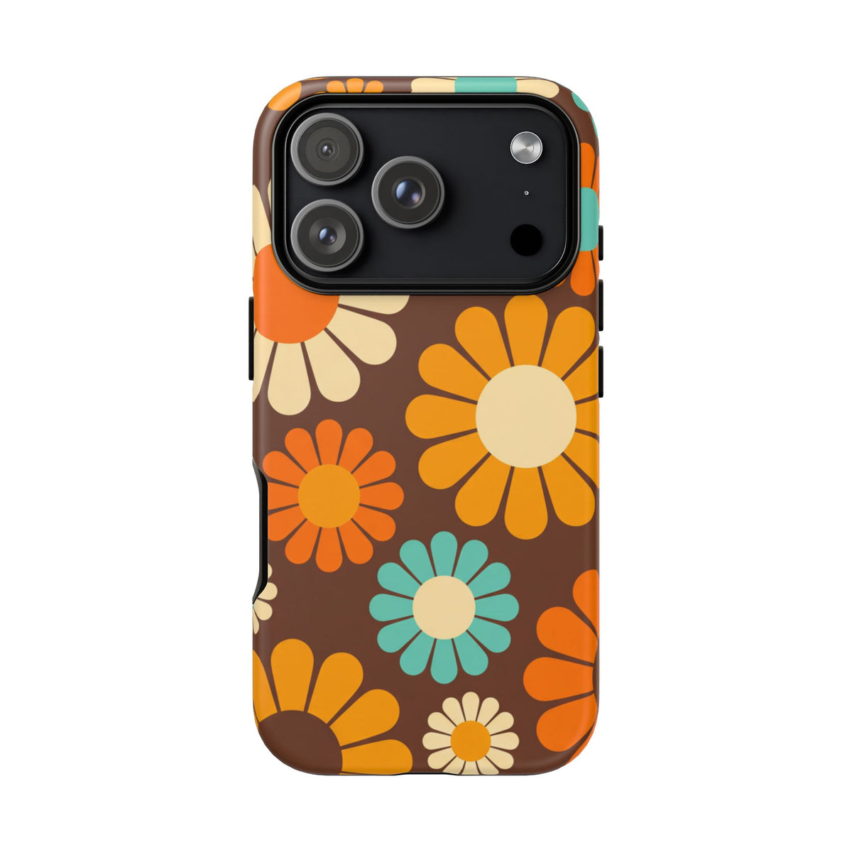 Flowers - Brown/Yellow