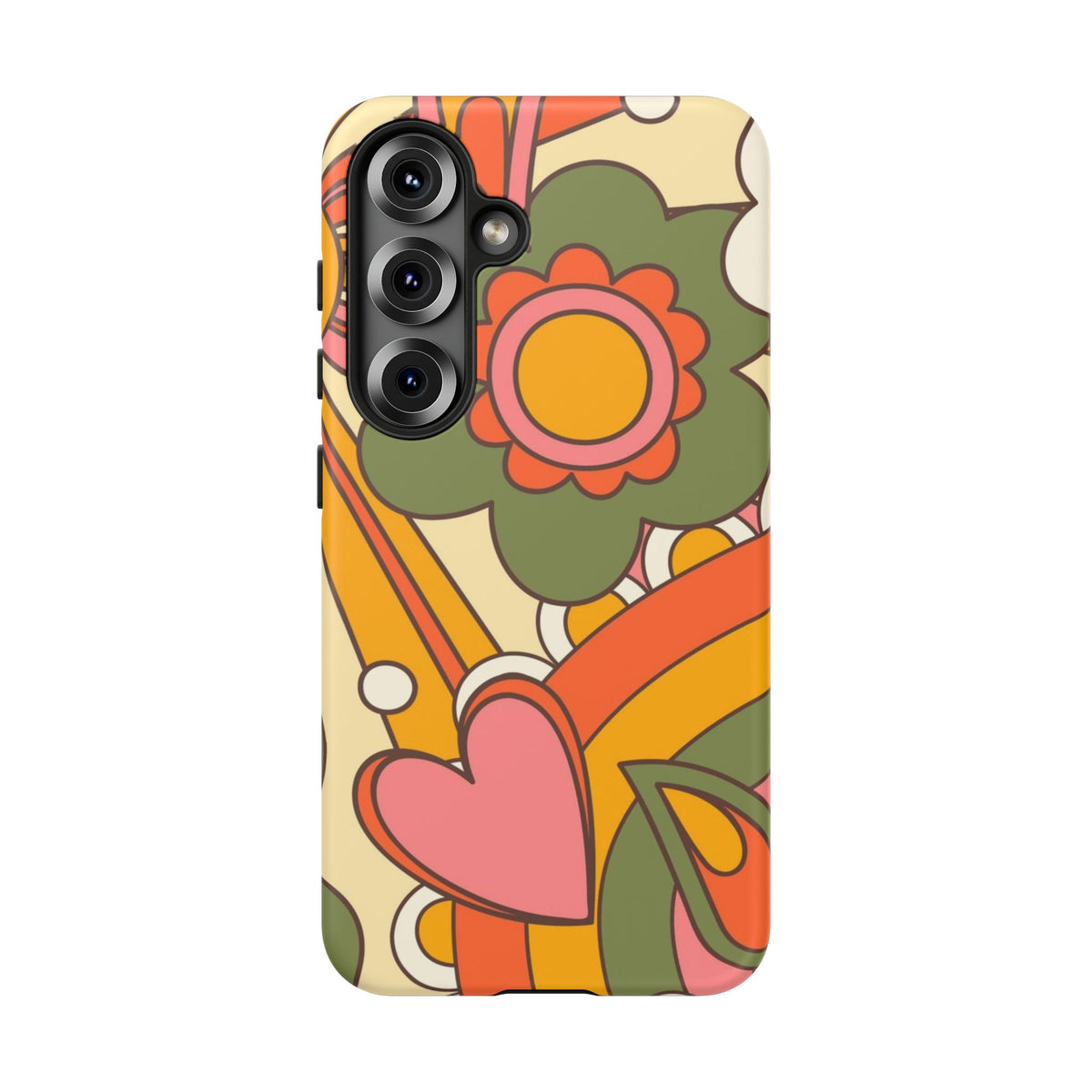 60's Wallpaper - Pink/Green
