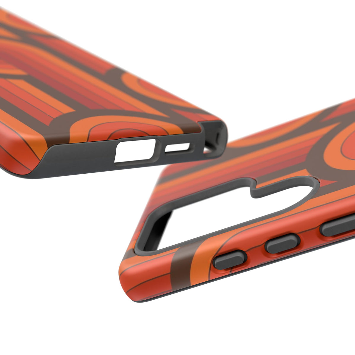 60's Wallpaper - Orange/Brown