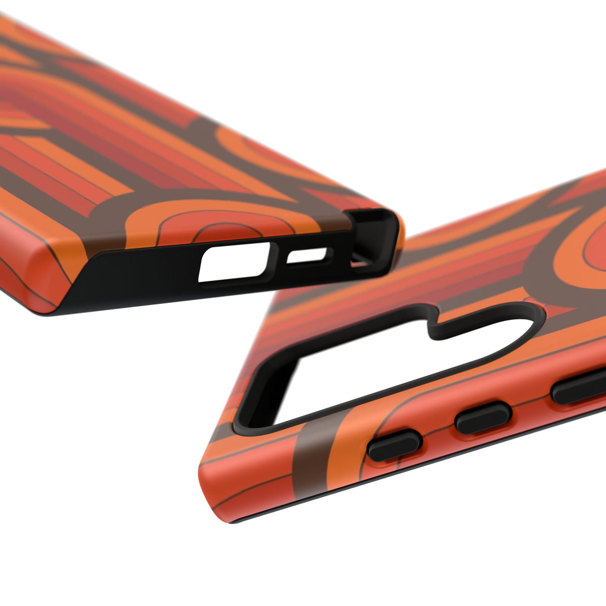 60's Wallpaper - Orange/Brown