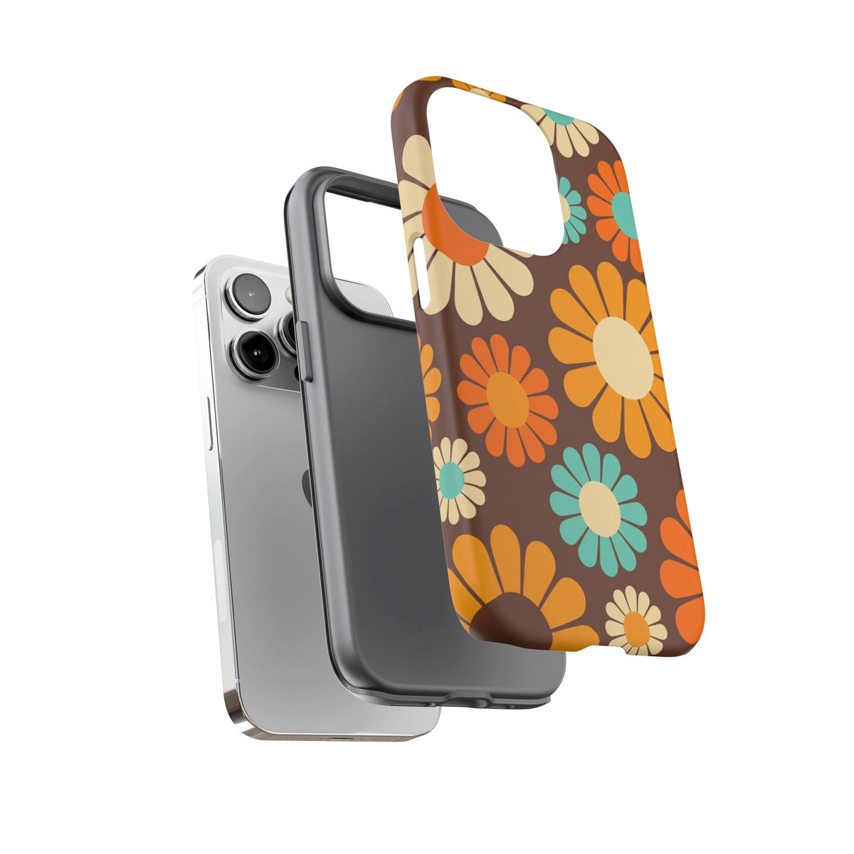 Flowers - Brown/Yellow