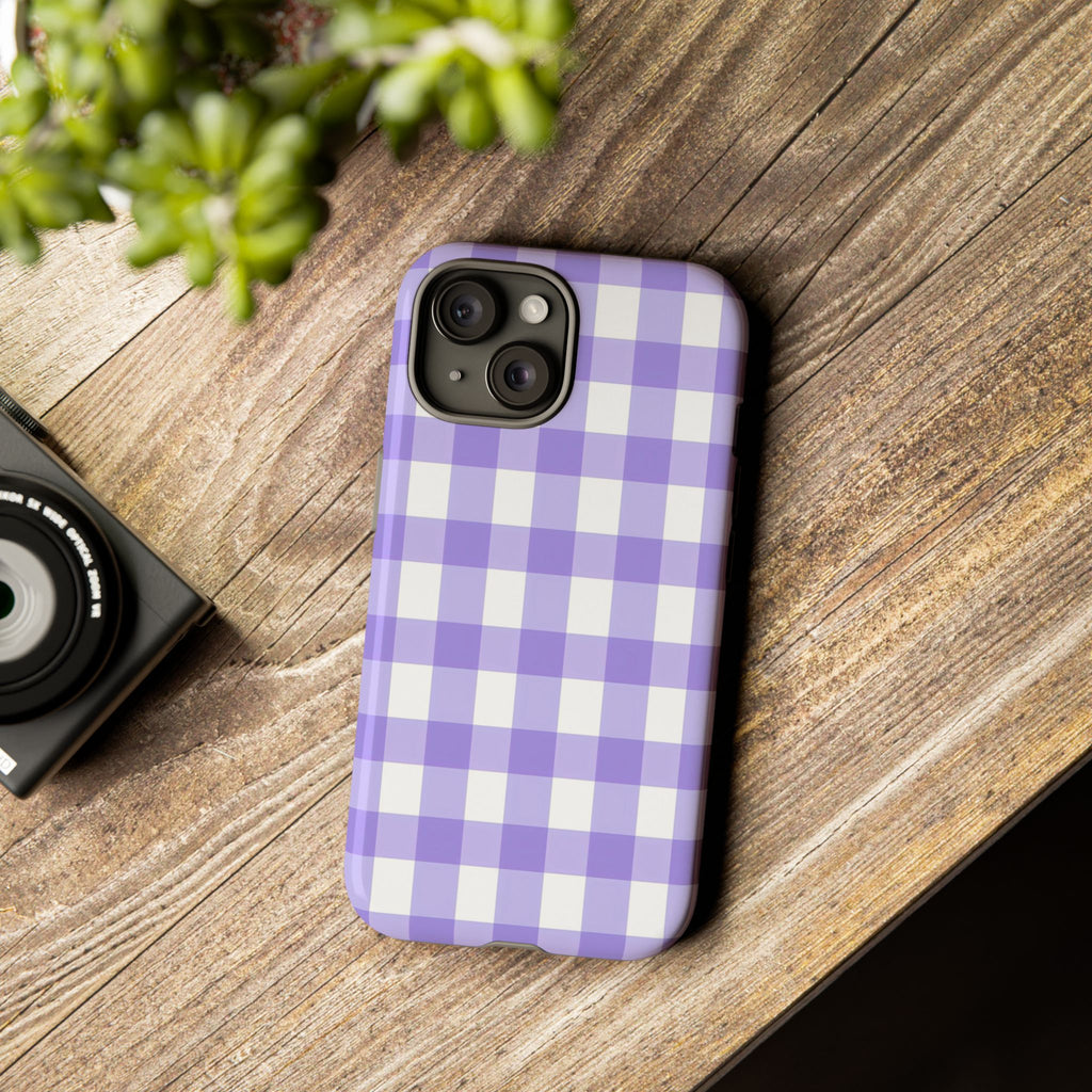 Checked - Lavender
