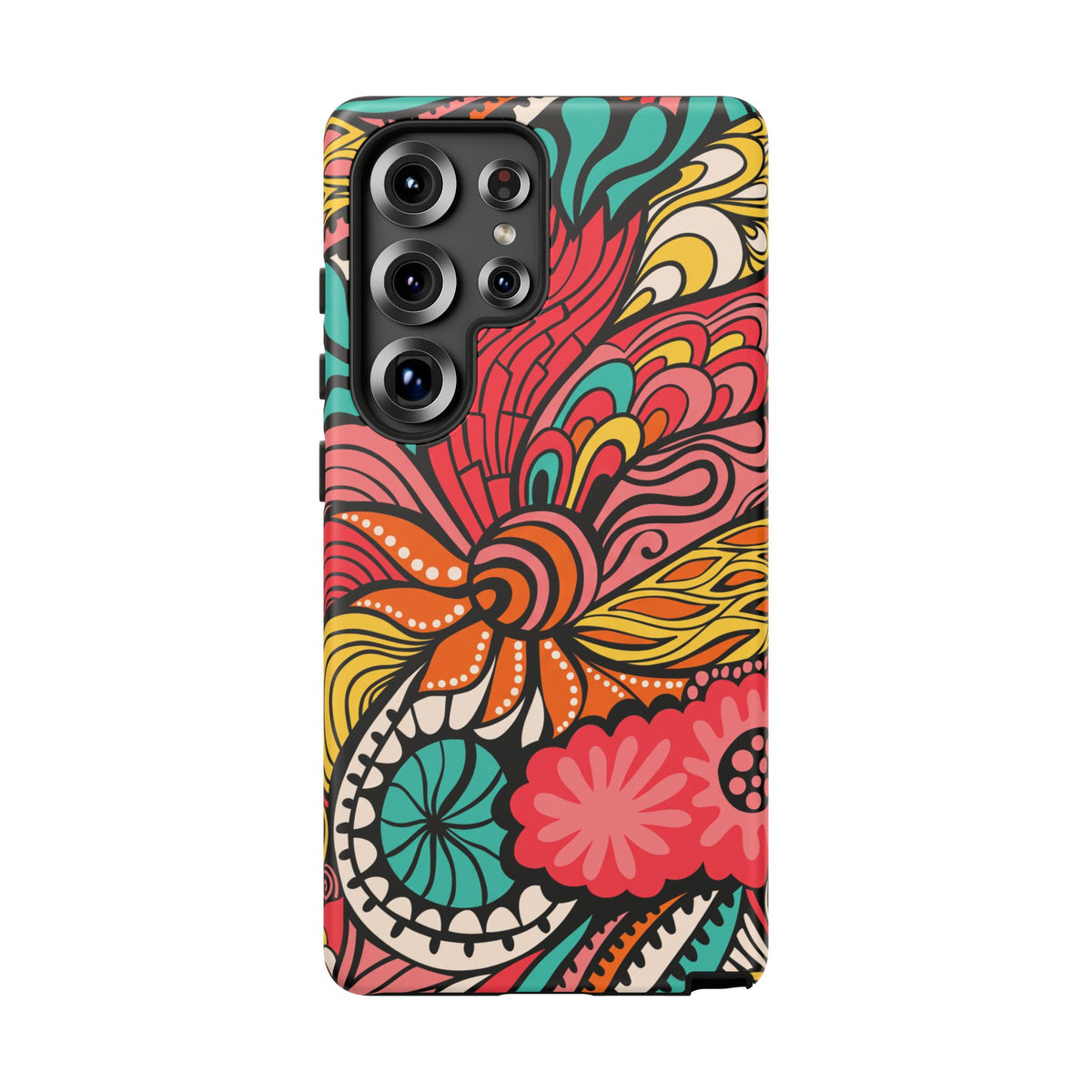 Abstract - Orange/Blue/Pink