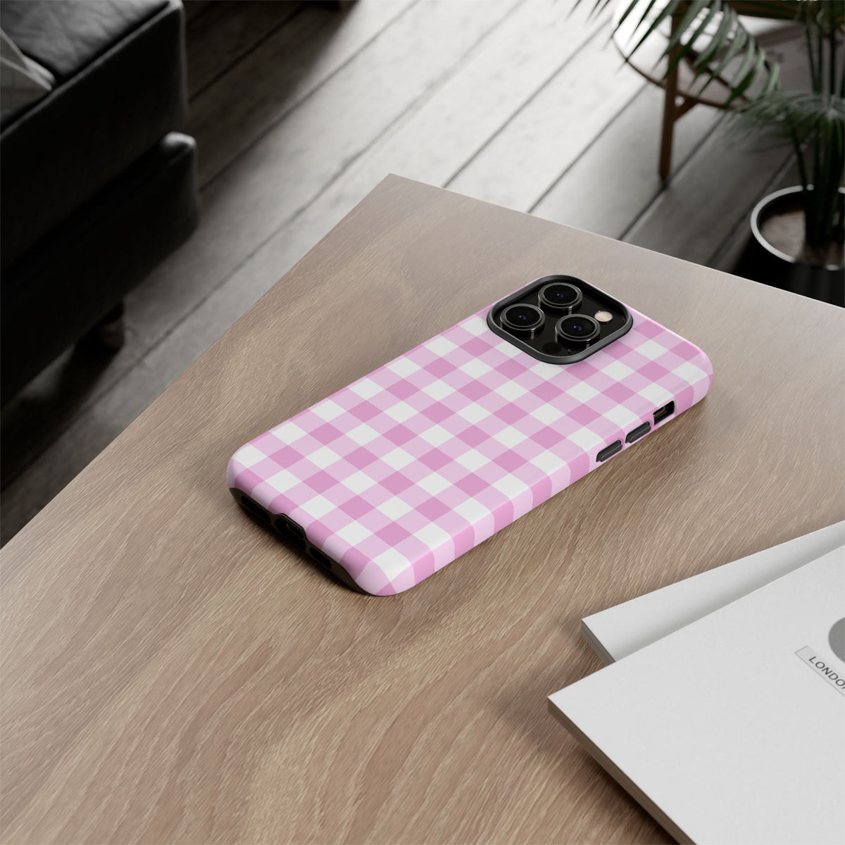 Checked - Pink