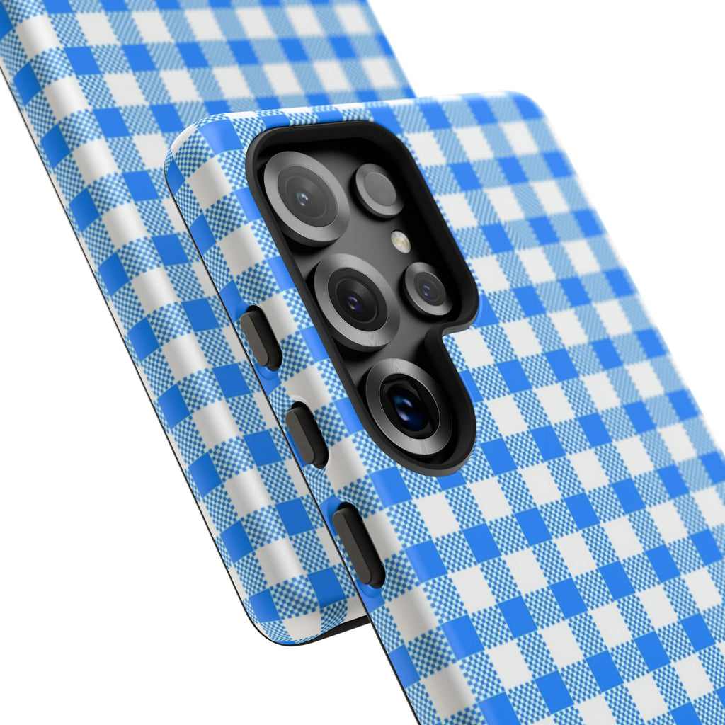 Checked - Blue