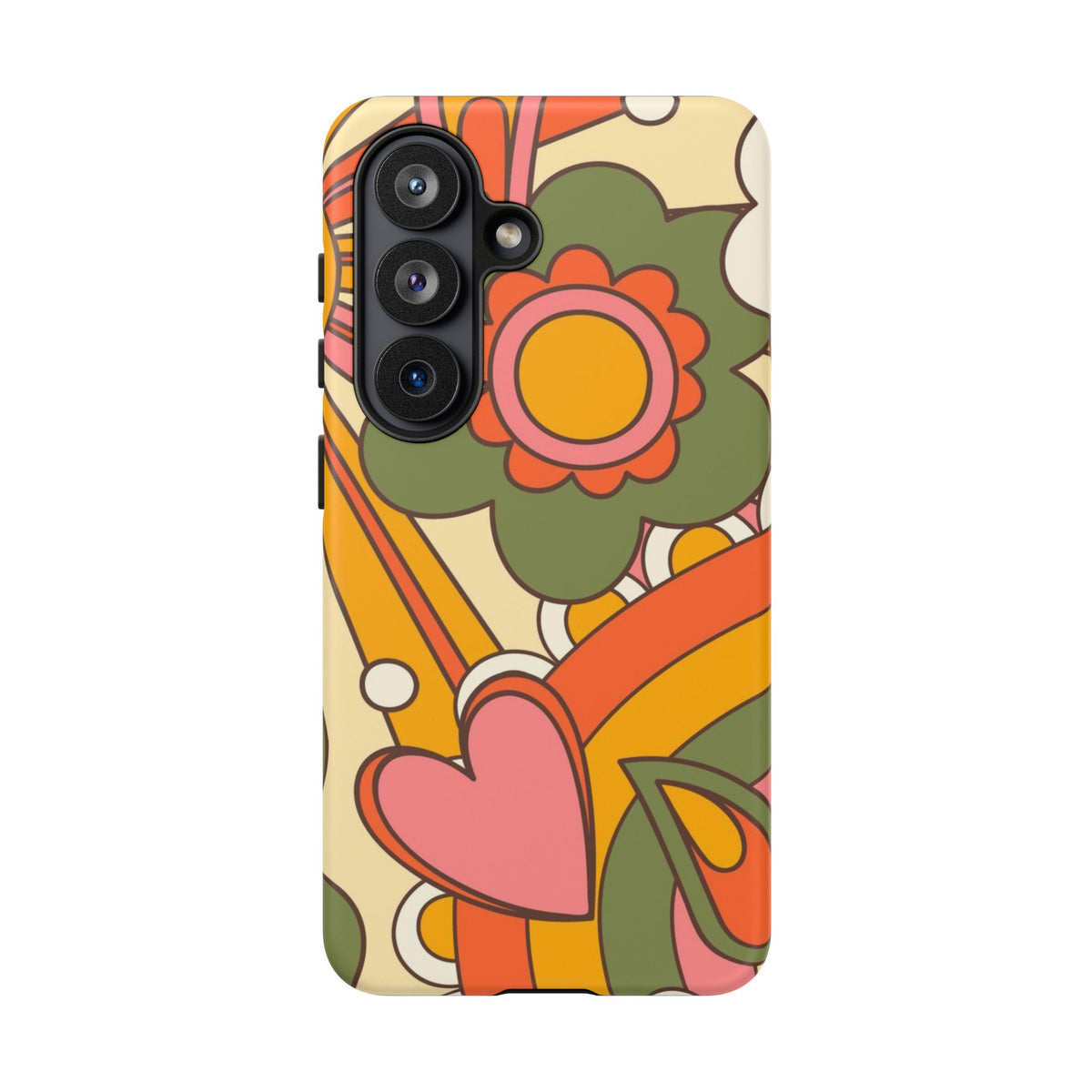 60's Wallpaper - Pink/Green