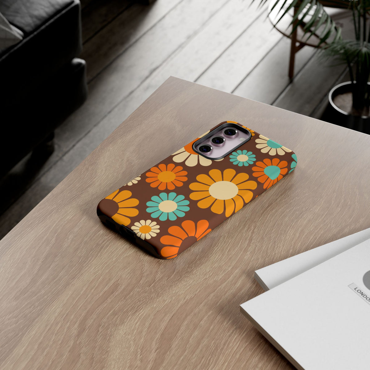 Flowers - Brown/Yellow