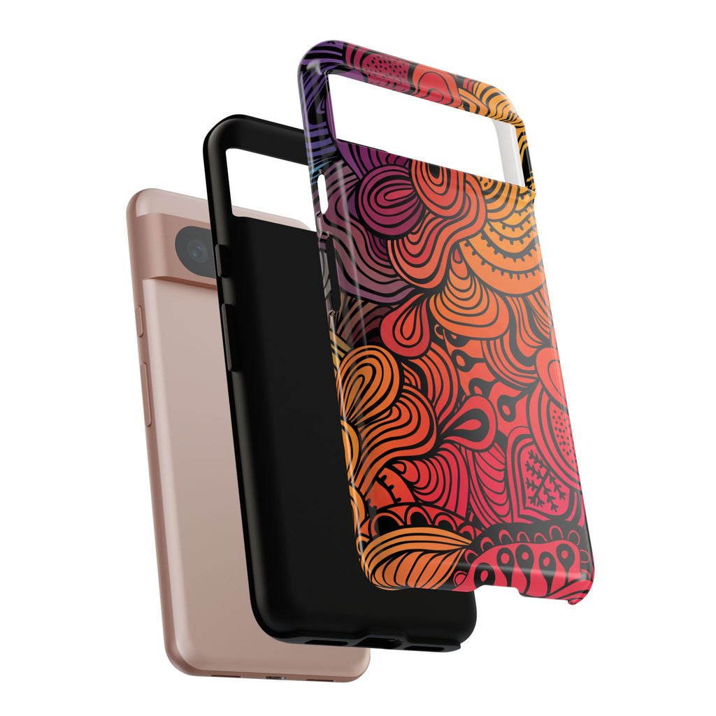 Abstract - Pink/Yellow