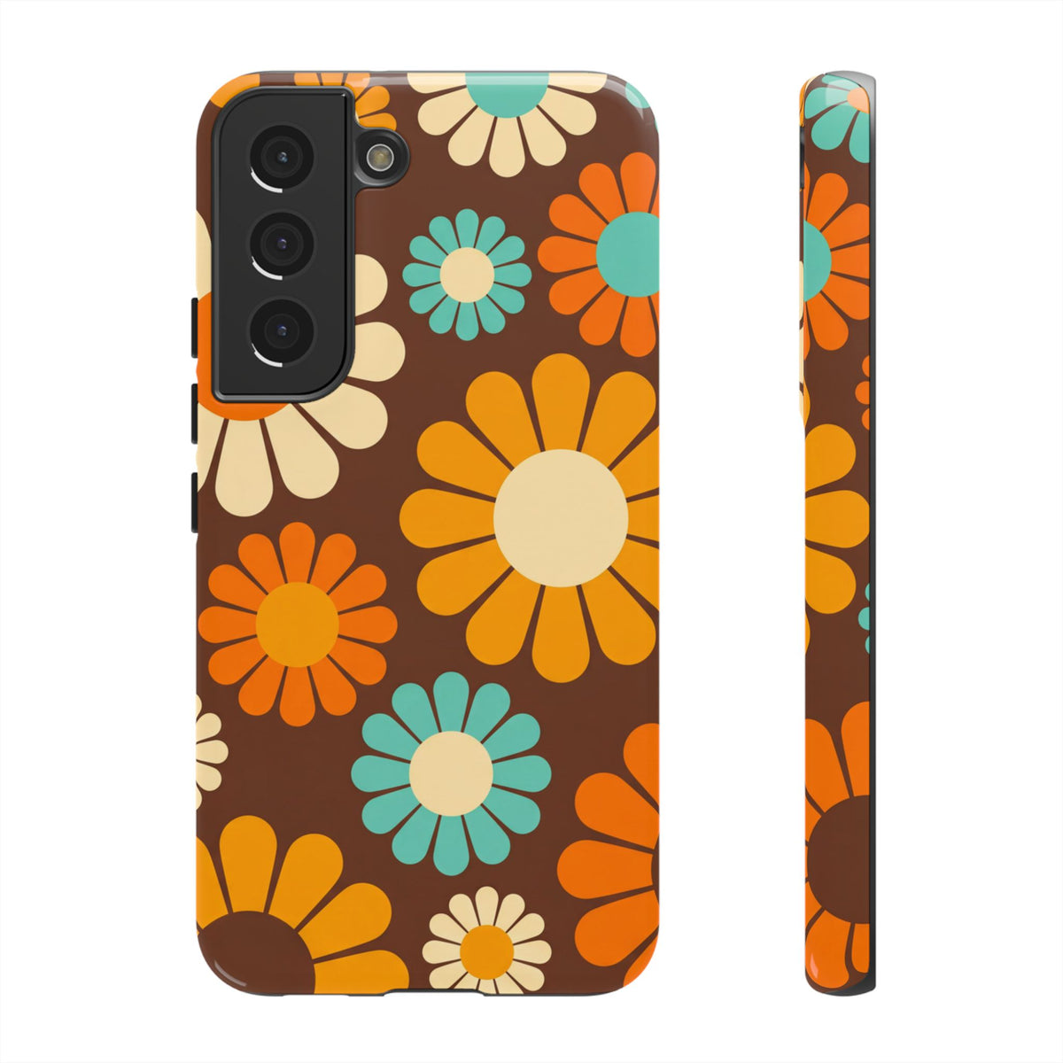 Flowers - Brown/Yellow