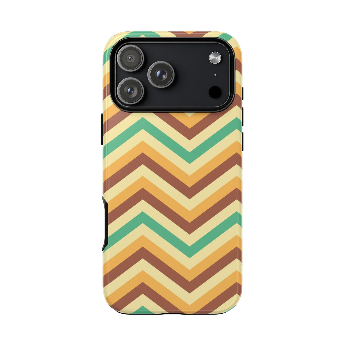 Zig Zags - Brown/Green