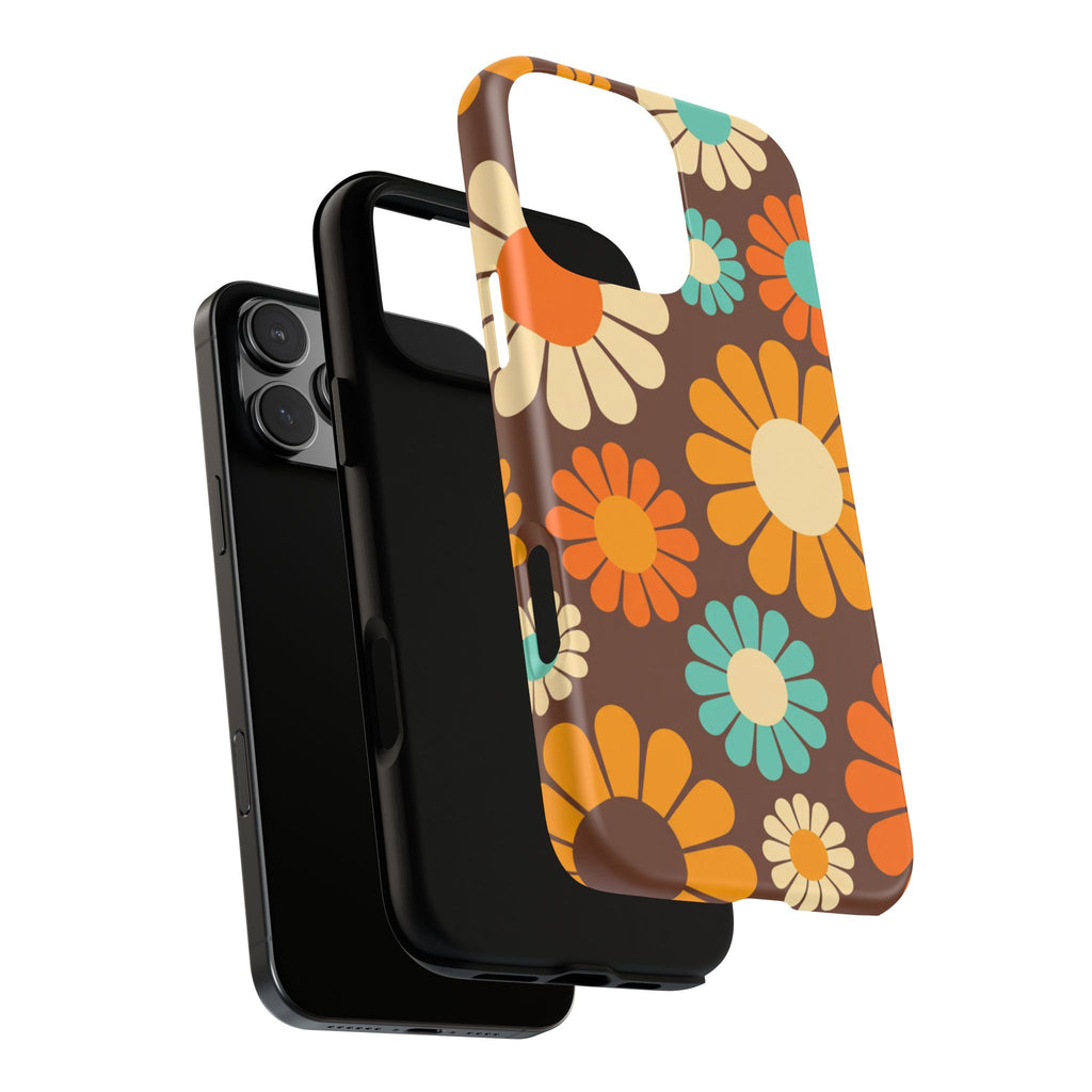 Flowers - Brown/Yellow