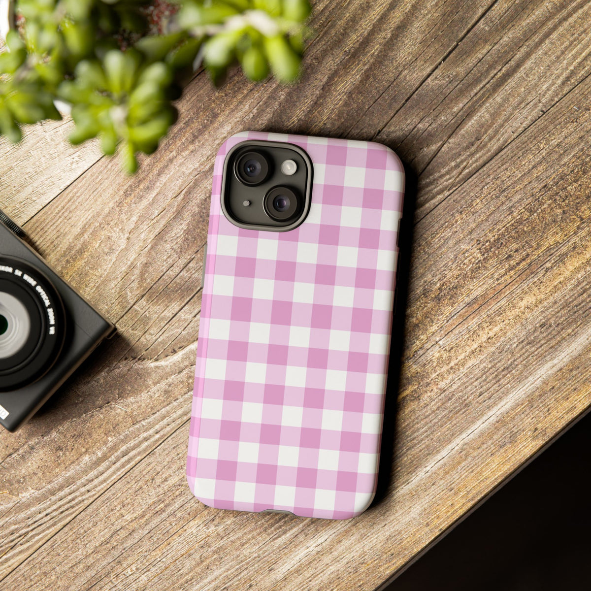 Checked - Pink