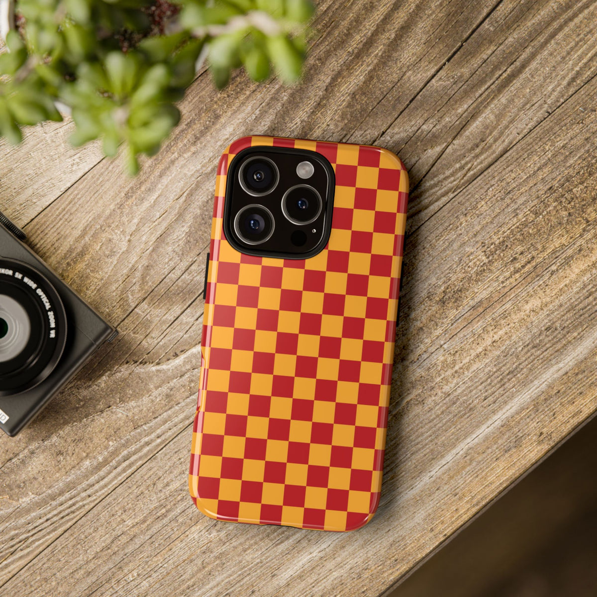 Checked - Red/Yellow