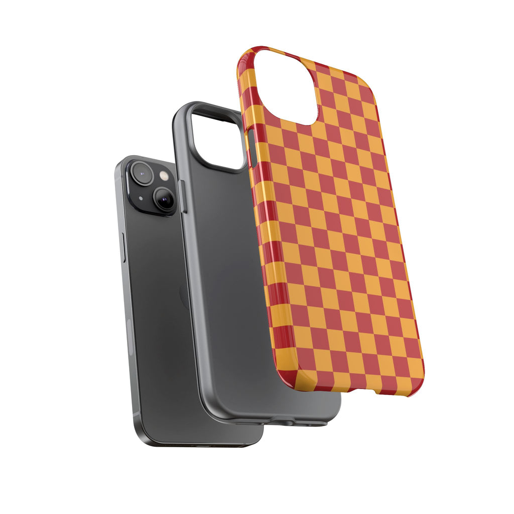 Checked - Red/Yellow