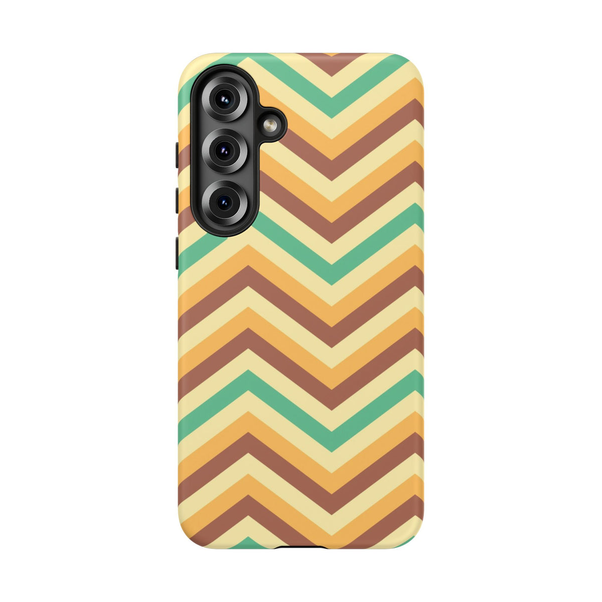 Zig Zags - Brown/Green