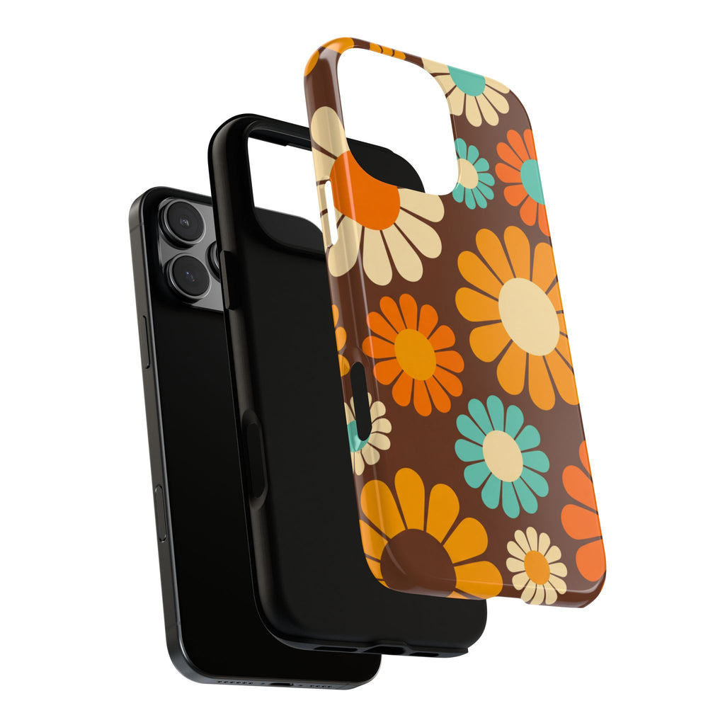 Flowers - Brown/Yellow