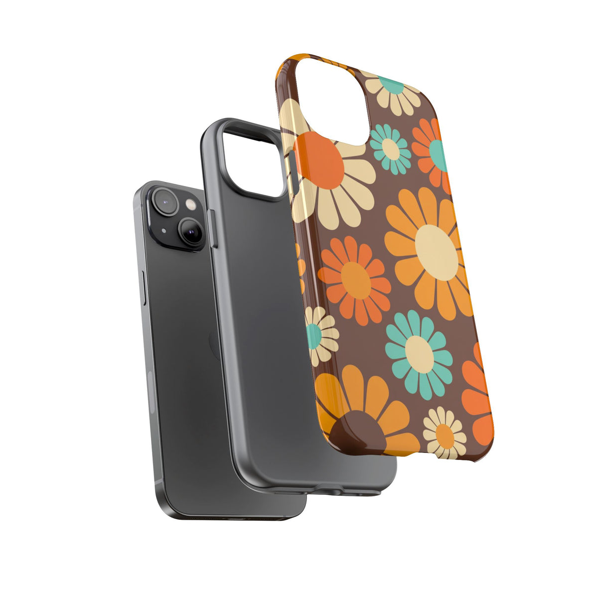 Flowers - Brown/Yellow