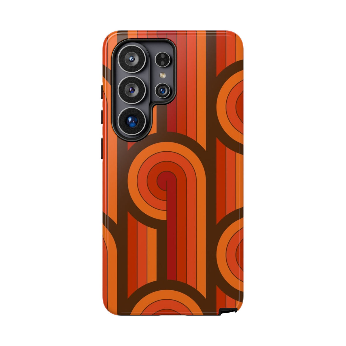 60's Wallpaper - Orange/Brown