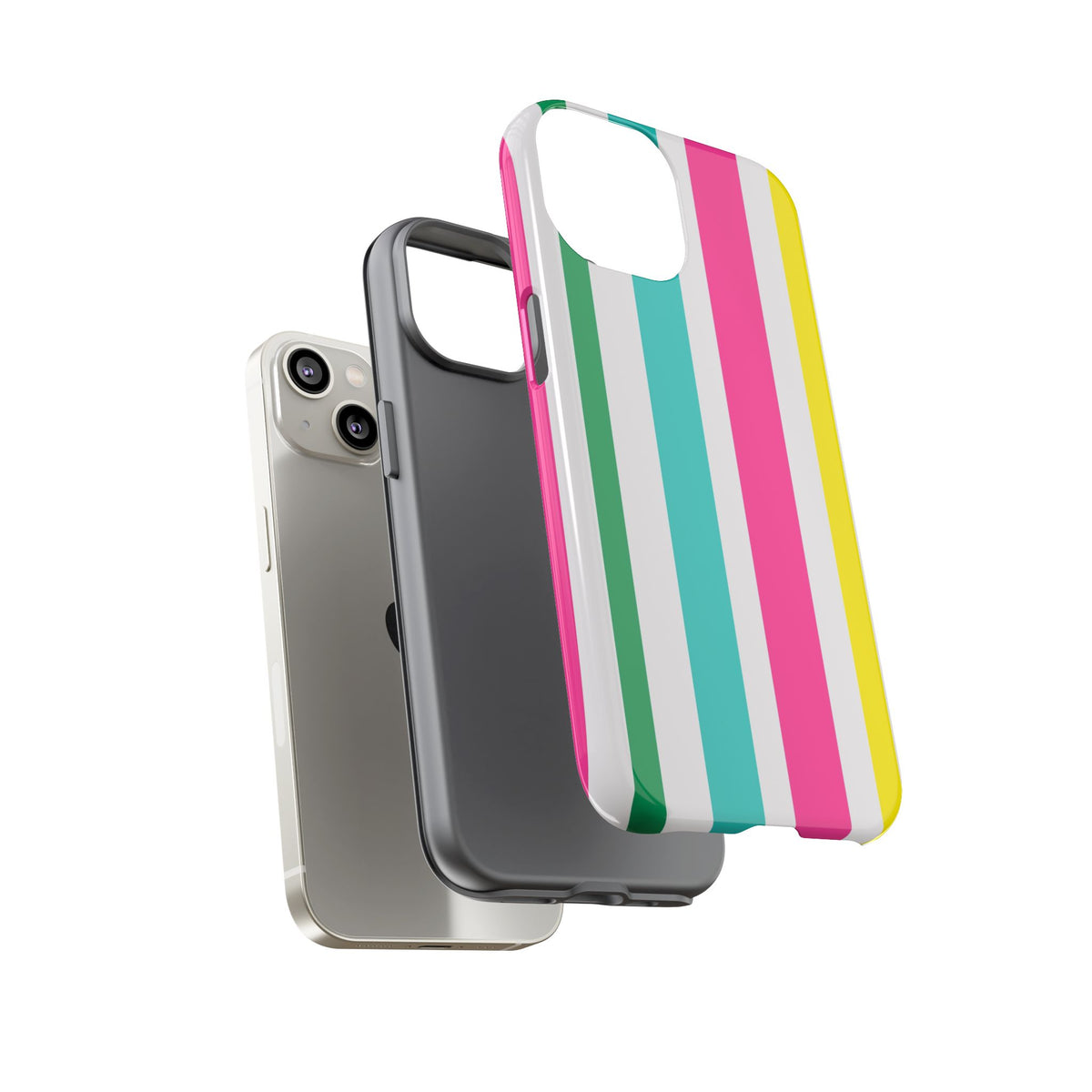 Candy Stripes - Pink/Yellow/Green