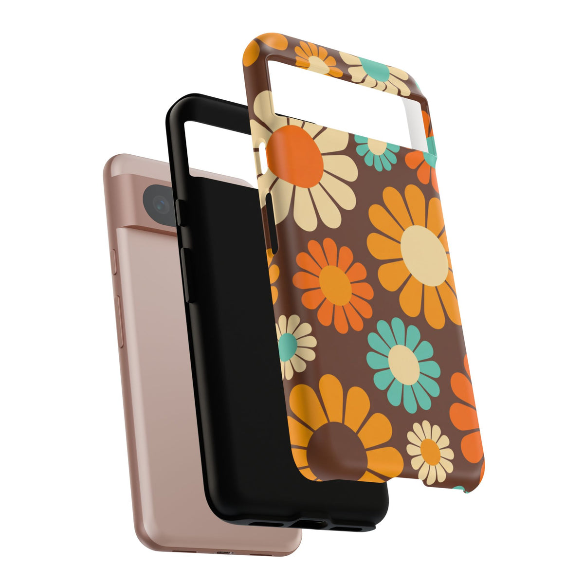 Flowers - Brown/Yellow