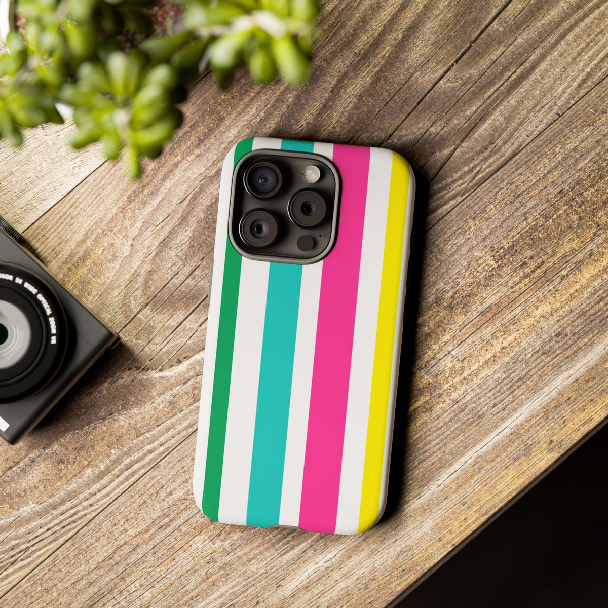 Candy Stripes - Pink/Yellow/Green