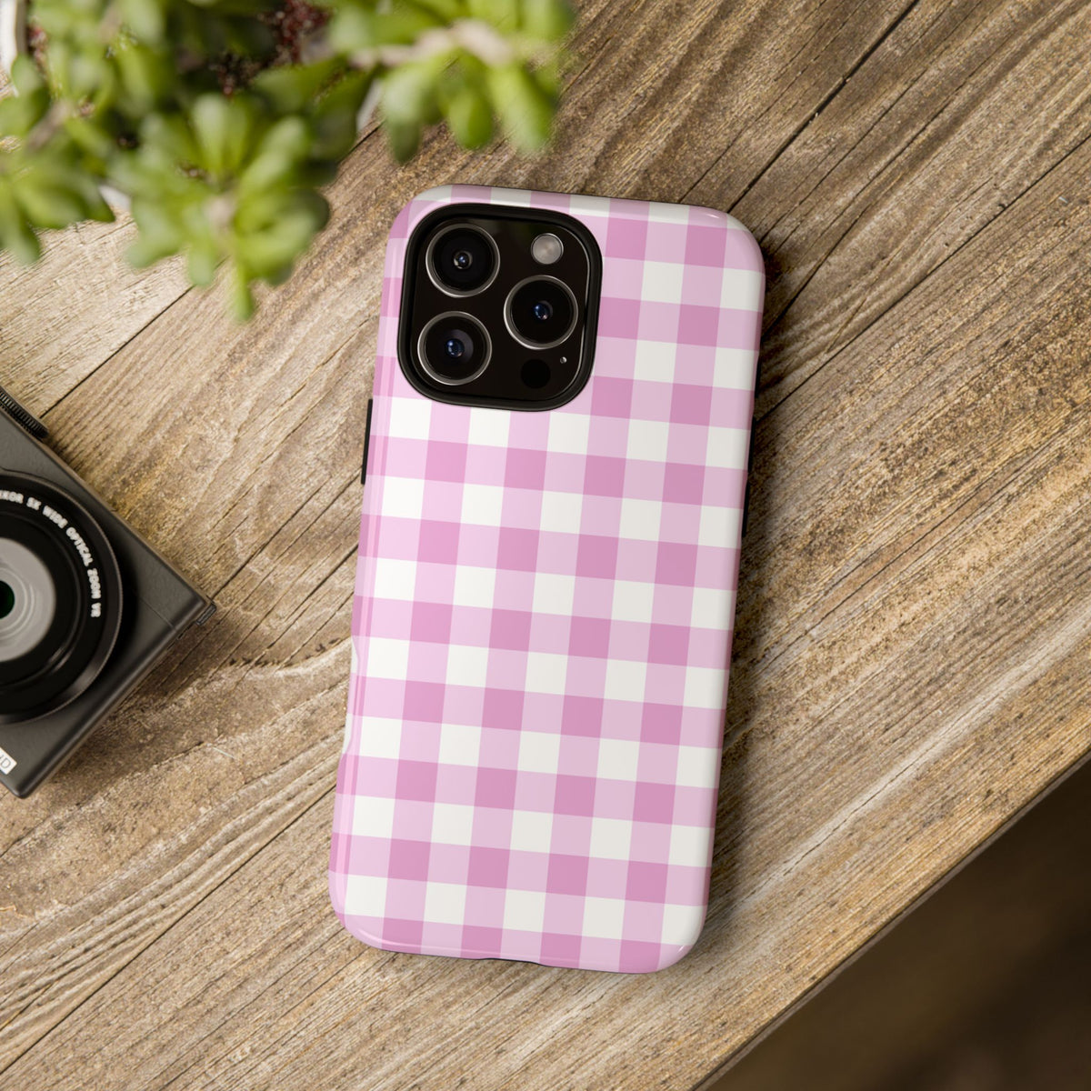 Checked - Pink