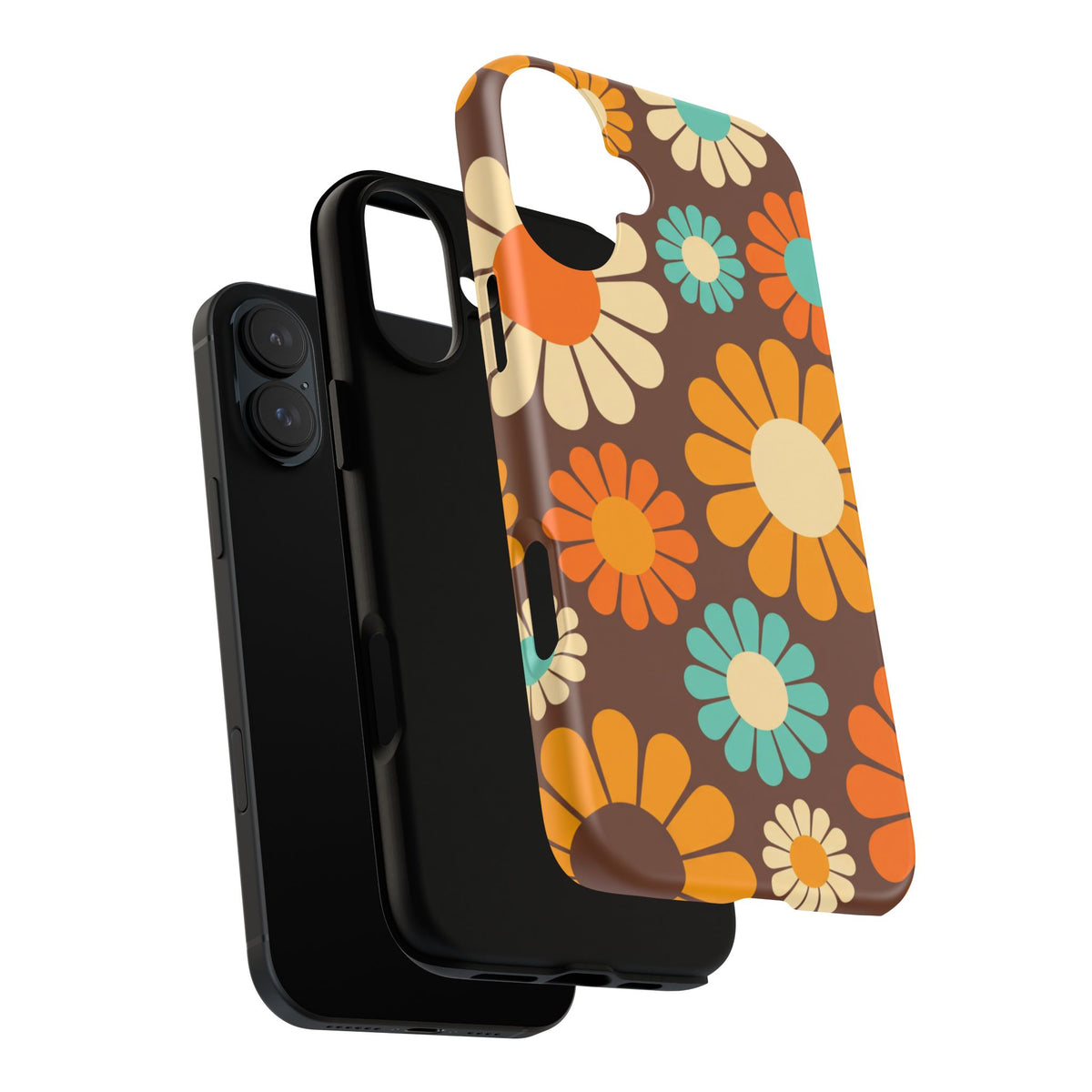 Flowers - Brown/Yellow