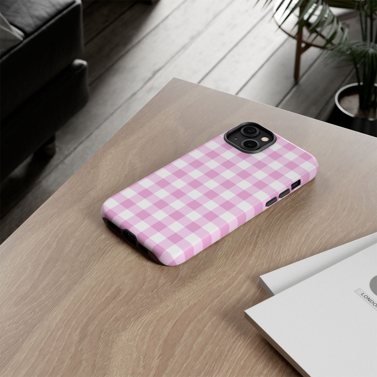 Checked - Pink