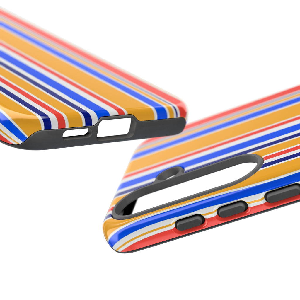 Candy Stripes - Yellow/Blue