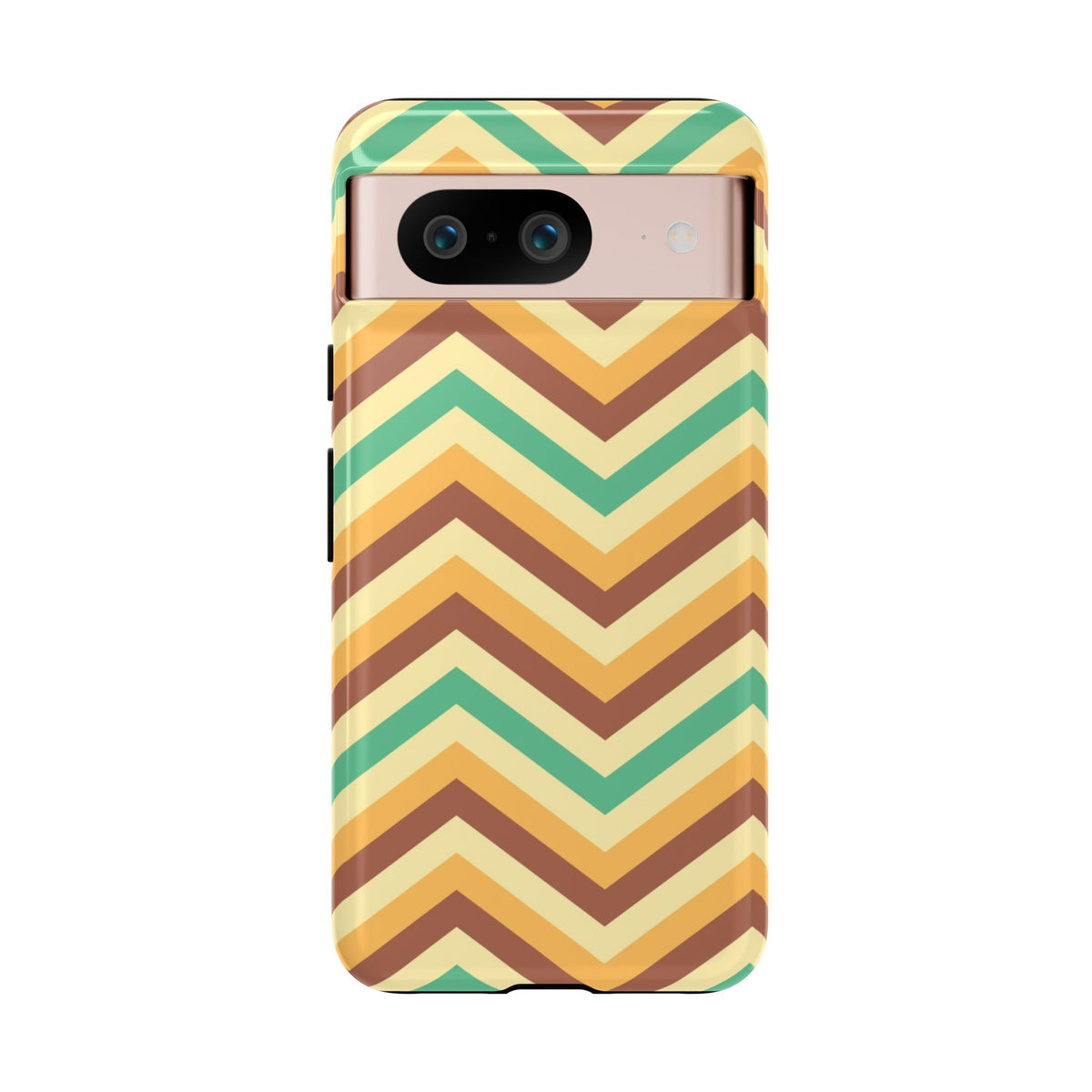 Zig Zags - Brown/Green