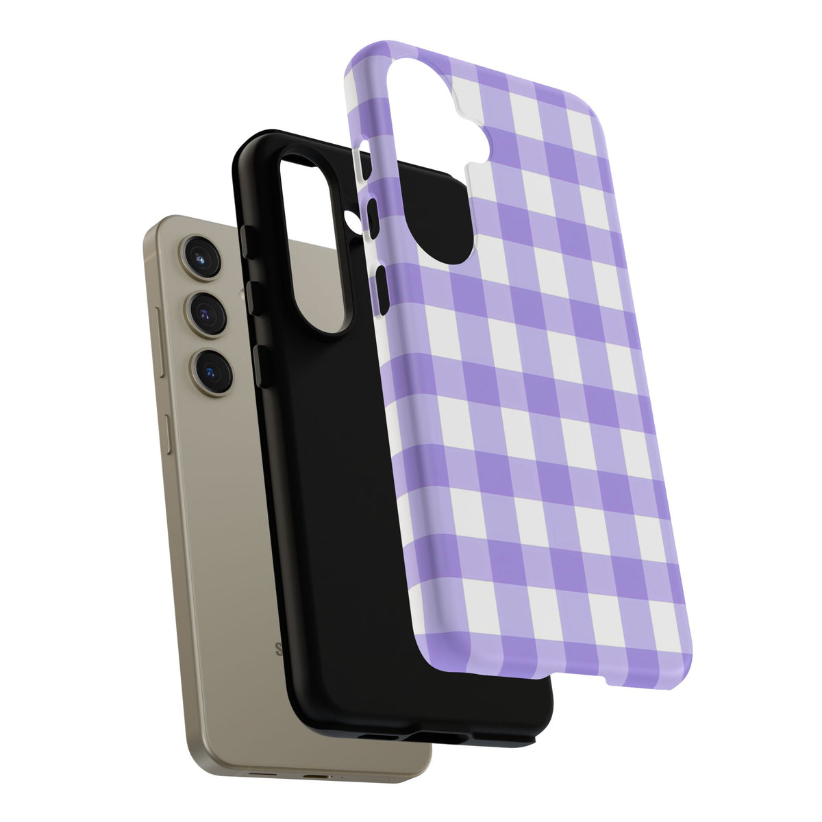Checked - Lavender