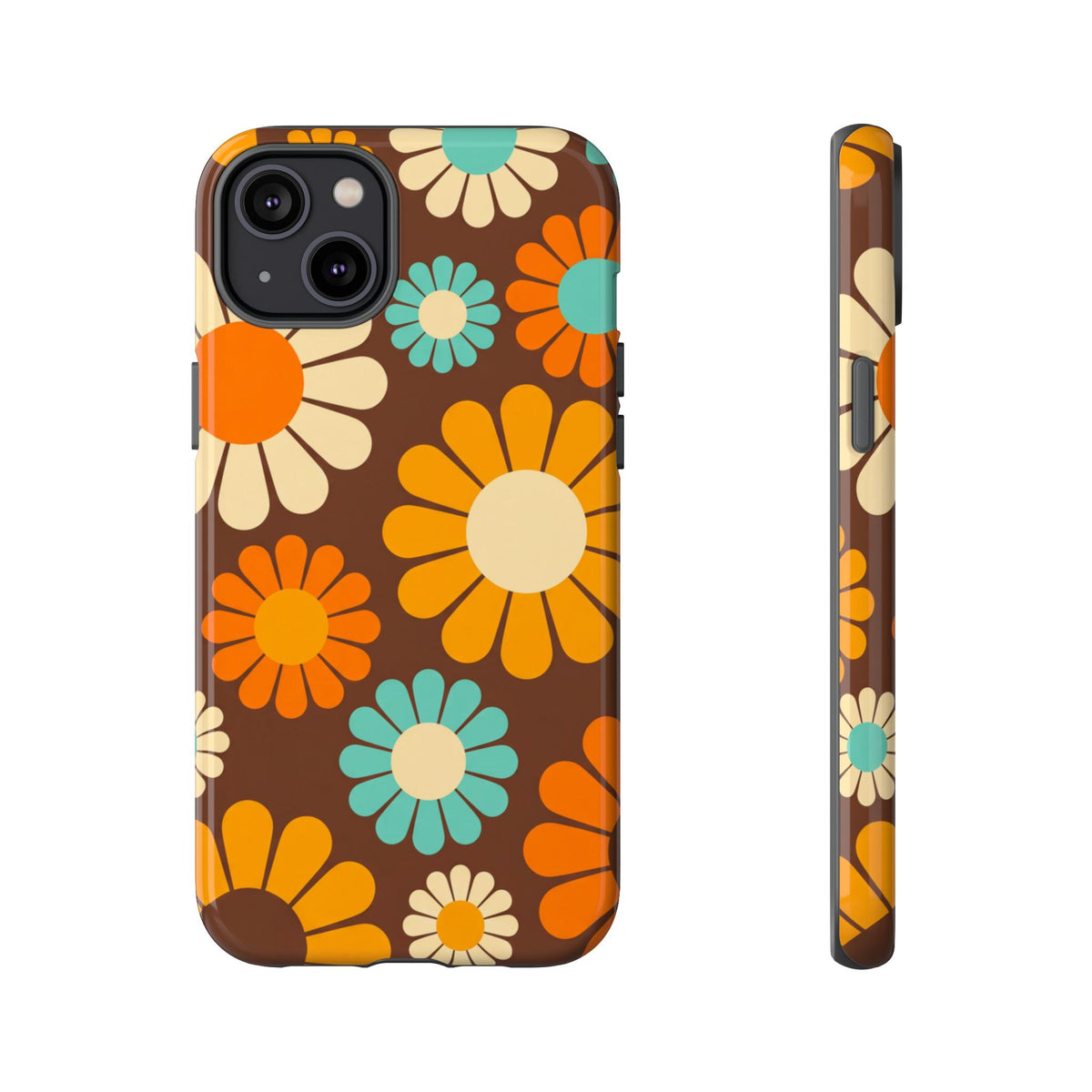 Flowers - Brown/Yellow