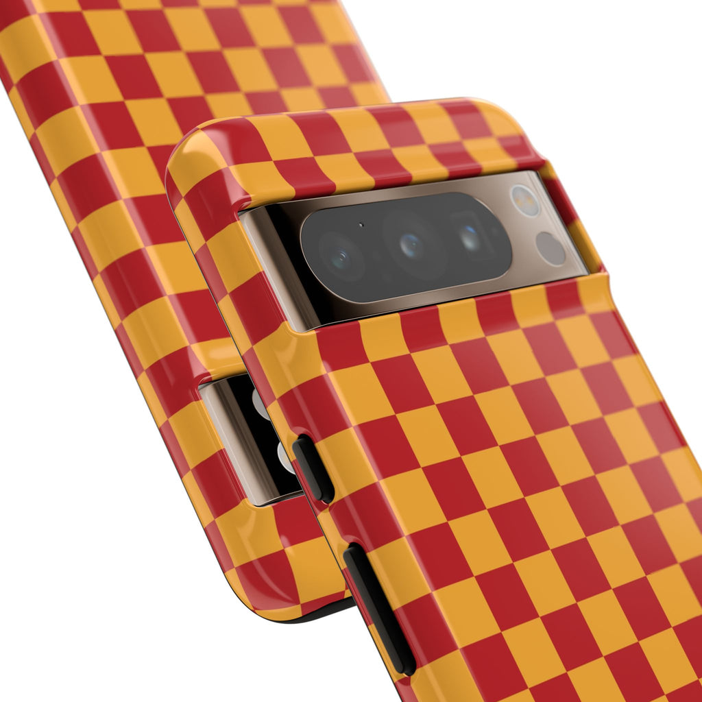 Checked - Red/Yellow