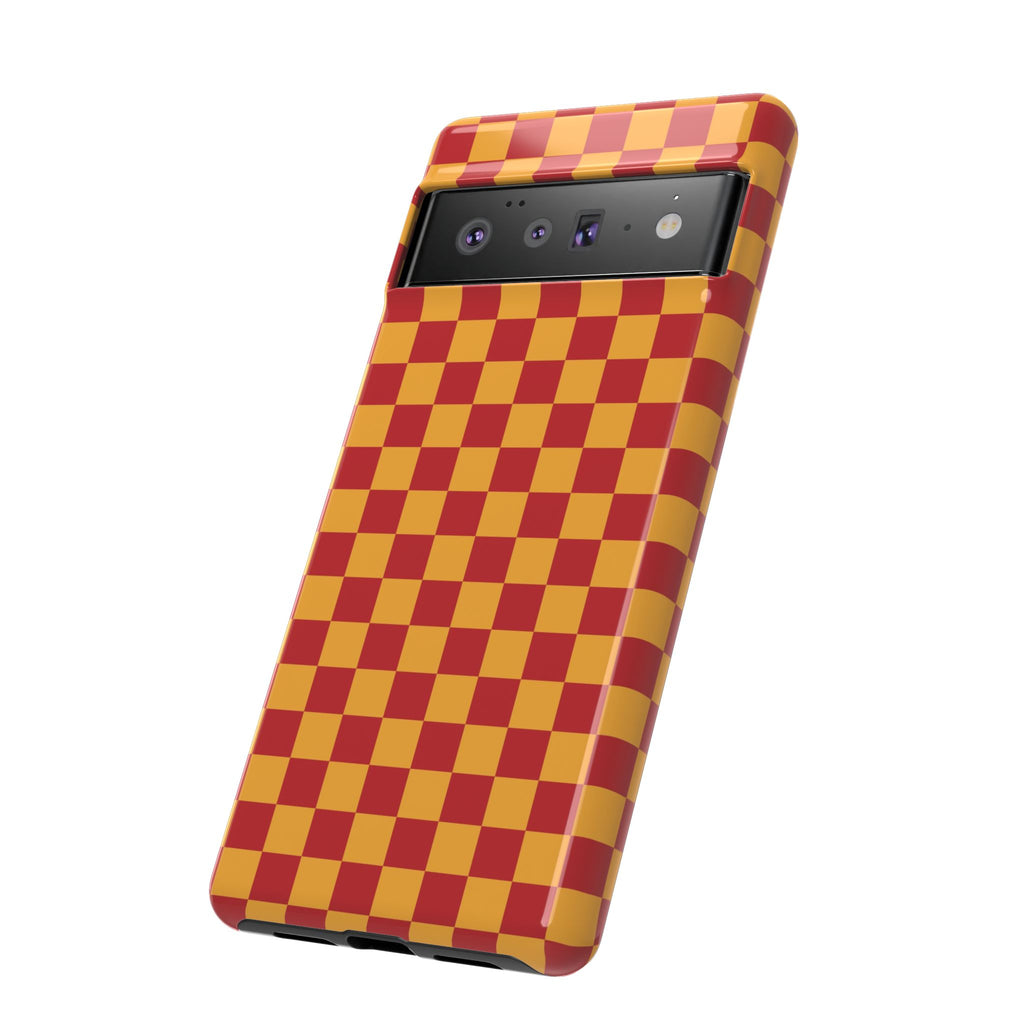 Checked - Red/Yellow