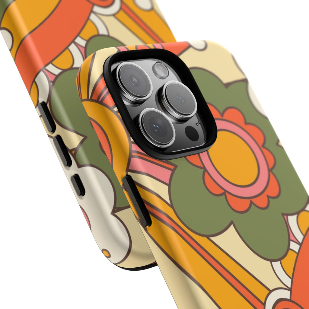 60's Wallpaper - Pink/Green