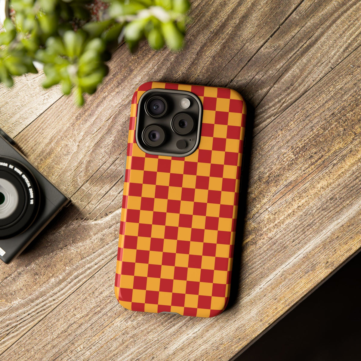 Checked - Red/Yellow