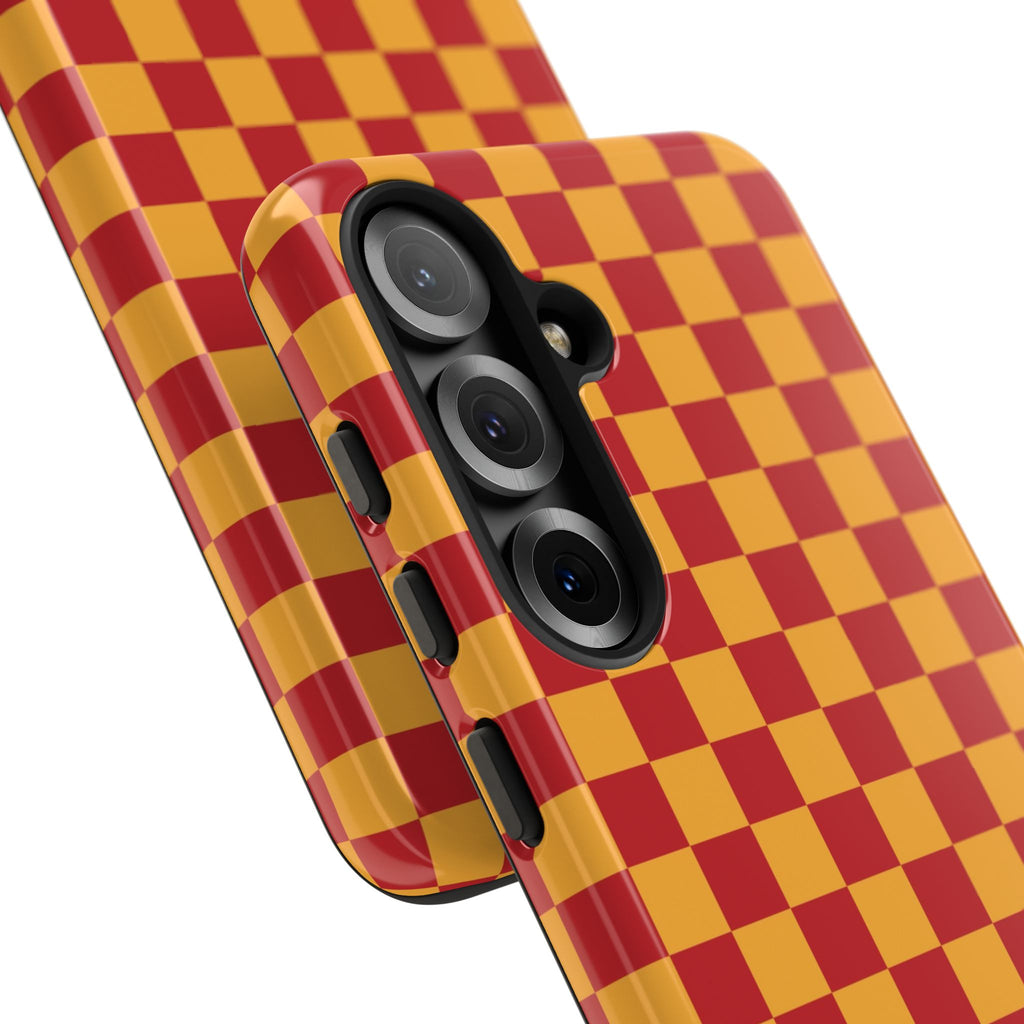 Checked - Red/Yellow
