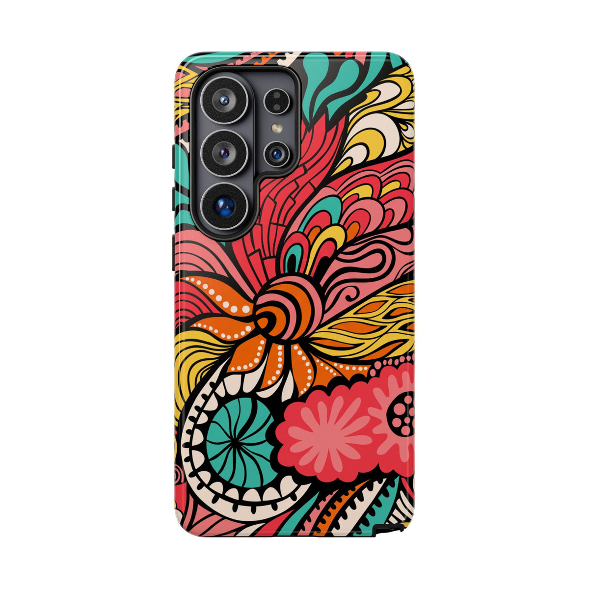 Abstract - Orange/Blue/Pink